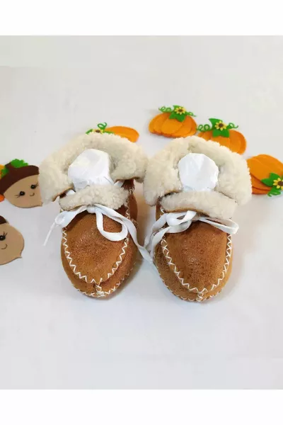 العضوية الأصلية جلد الخروف الطفل الجوارب أحذية الطفل أحذية الطفل