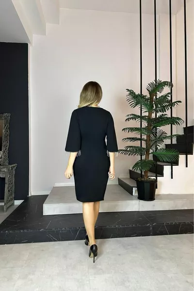  تصميم مساء اللباس الأسود