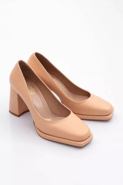  Женские тупые тупые туфли на каблуке