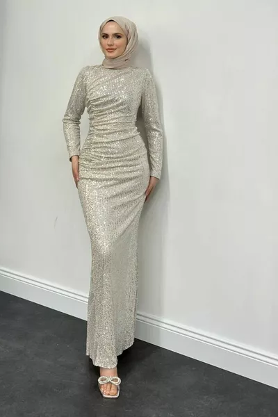 Charles Büzgülü Payet Balık Abiye Gold