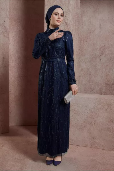 ABITO DA SERA CON PAILLETTES 