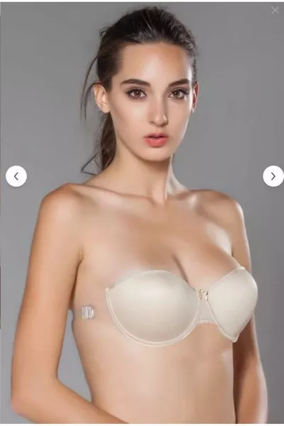 صدرية نسائية ب컵 بدون دعم ظهر شفاف بدون حمالات T