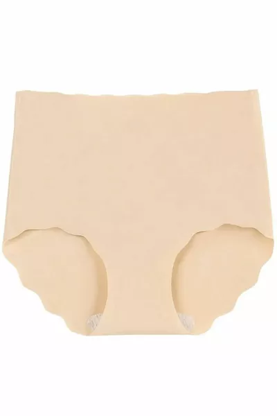 Mikro Şeffaf Dikişsiz Külot Ince Elastik Nefes Alan Yüksek Bel Esnek Iz Yapmaz Külot Ten