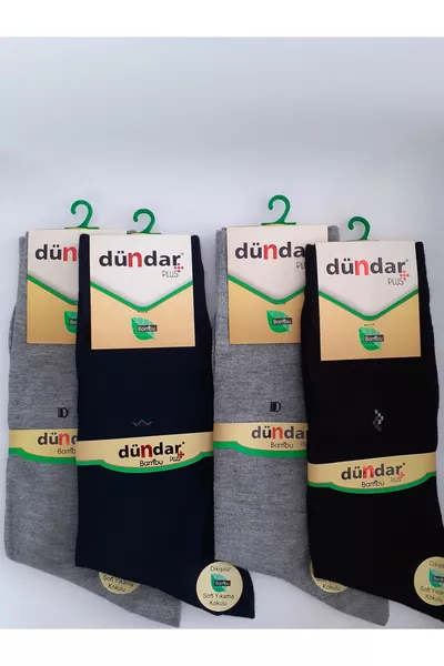 جوارب رجالية من الخيزران بدون خياطة ناعمة مع غسيل طبيعي ومعطرة عبوة من 6