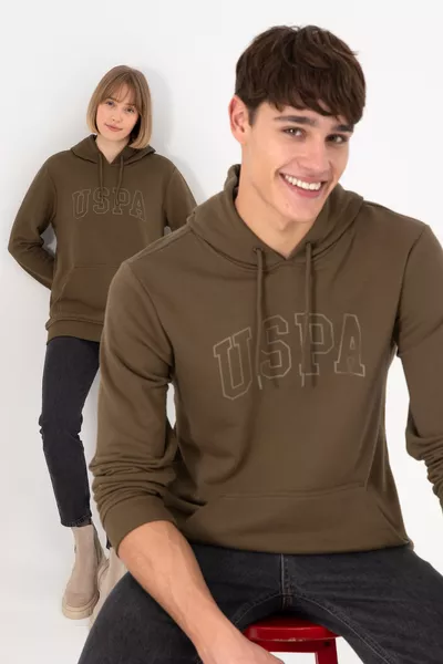 Men's Khaki Basic Sweatshirt 