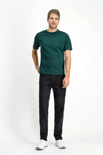 Bisiklet Yaka Regular Fit Süprem Pamuk Tişört