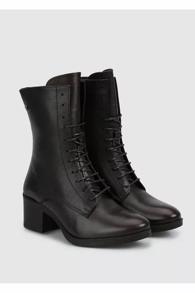Bottes Femme Cuir Café