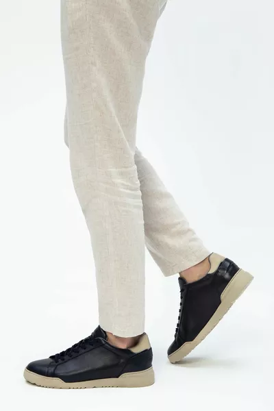 أحذية رياضية وأحذية رياضية من الجلد الطبيعي للرجال  -1 Erk Ayk 