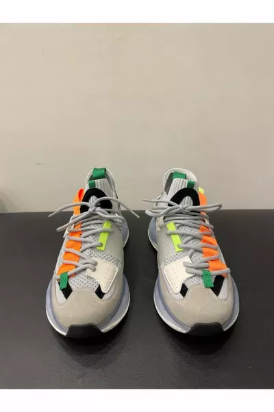 Herren Strickwaren mit dicker Sohle Ultra bequeme und leichte bunte Turnschuhe