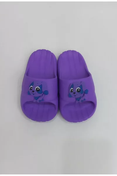 Semelle antidérapante douce légère figure décontractée mer plage enfants pantoufles