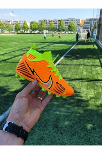 أحذية كرة القدم أحذية كرة القدم مع الجوارب أحذية كرة القدم للأطفال الكبار الشباب تستخدم على العشب والعشب الصناعي