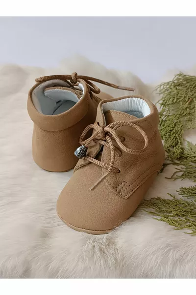 Нубук Норка Натуральная Кожа Детские Пинетки