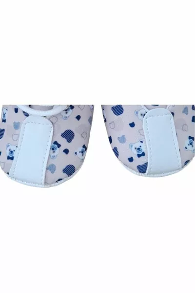 Stivaletti per neonato con orsetto