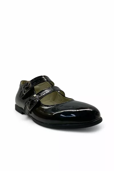  Orthopedische Meisjes Zwarte Lakleren Ballerina's