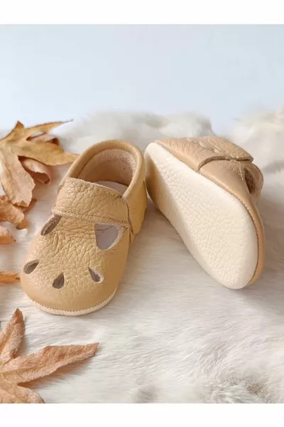 Wizy العنبر الأصفر جلد طبيعي الجوارب الطفل المتسكعون