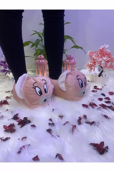 Panduf Carino Gatto Tom e Jeri Figurato Inverno Unisex Confortevole Pantofole Morbide Panduf