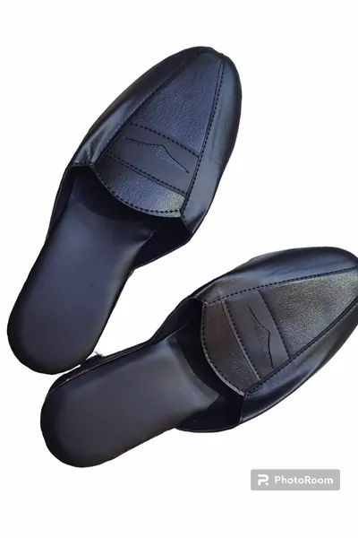 Chaussons de marié dot homme Noir
