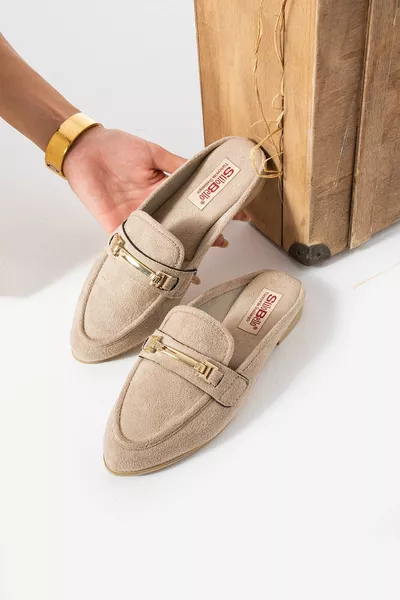 Ballerine da donna fibbia Dettagliato Elegante Confortevole Ortopedico Pantofole Casual