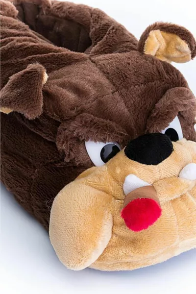  Tw Bulldog-2 Femmina Panduf Caffè con Animali 