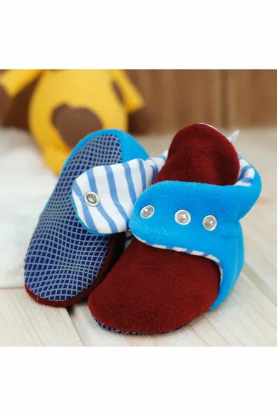 نعل غير قابل للانزلاق ، بندول أطفال ، جوارب منزلية من الخطوة الأولى ، قطن عضوي مقاوم للعرق مبطن