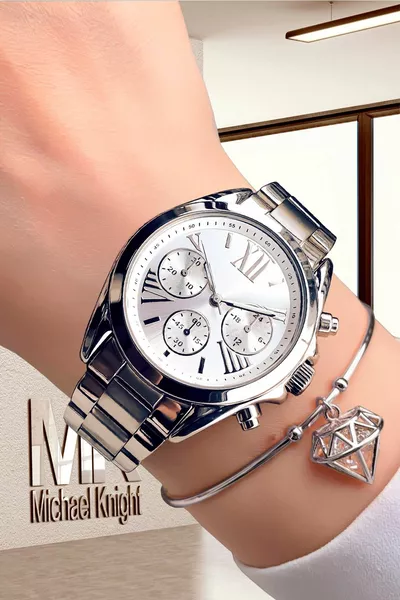 عزيزي ساعة يد مزدوجة 2 قطعة ساعات في صندوق خاص