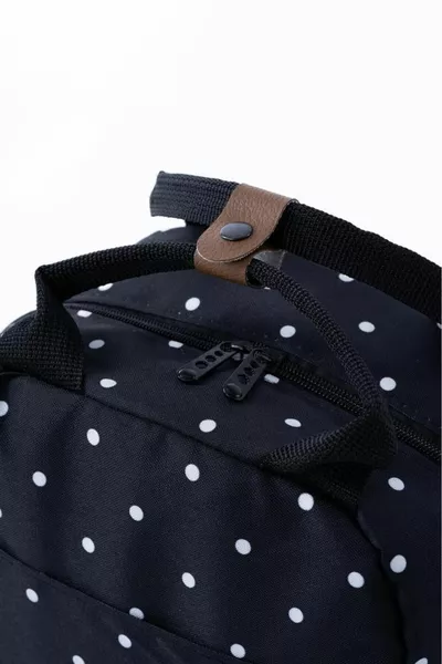 Sac thermique Boîte à lunch de transport d’aliments imperméable à isolation thermique avec sangle à pois noirs