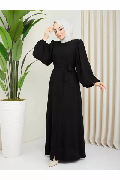 Ebrar Model Abaya - Black