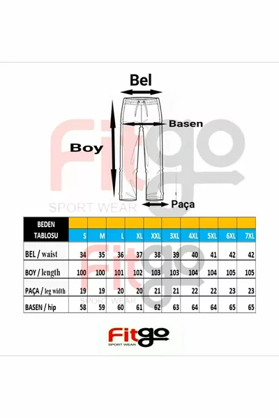 أسود الرجال واسعة قطع مستقيم الساق بنطال رياضي