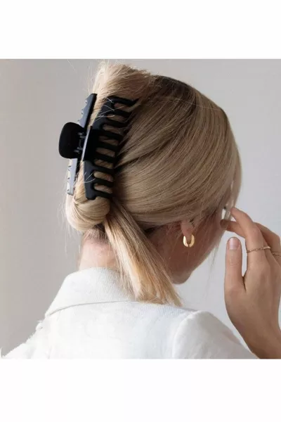 Women's 4-Piece Grey Black Xl Large Latch Clasp Set