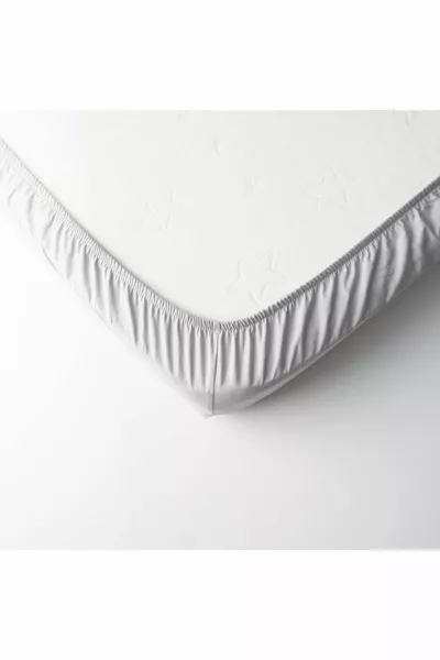 جيرسي واحد بتمشيط ورقة الطفل المرنة رمادي