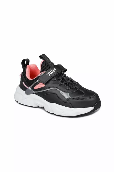 سنيكرز P للسيدات أسود سلمون