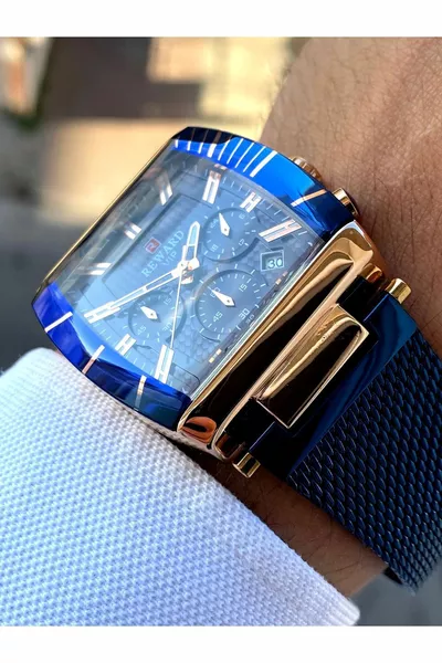 ساعة يد رجالية فولاذية