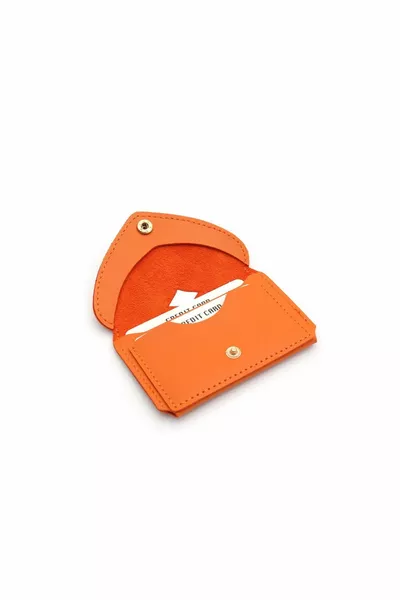 المرأة حامل بطاقة القلب محفظة البرتقال بطاقة مقصورة التبعي