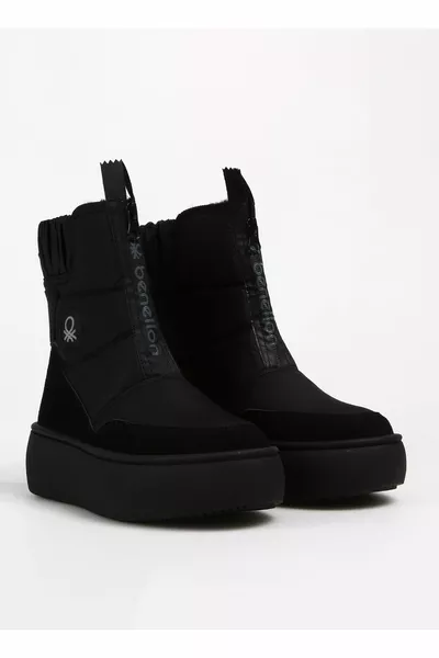 Black Women's Snow Boots 