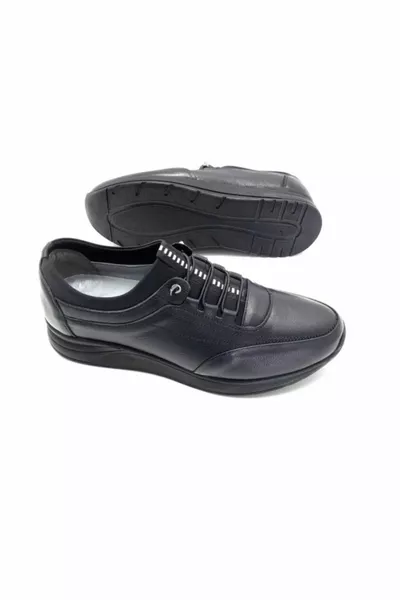 Chaussures orthopédiques complètes en cuir véritable pour hommes