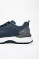 Marineblauwe sneakers en sneakers van echt leer voor heren