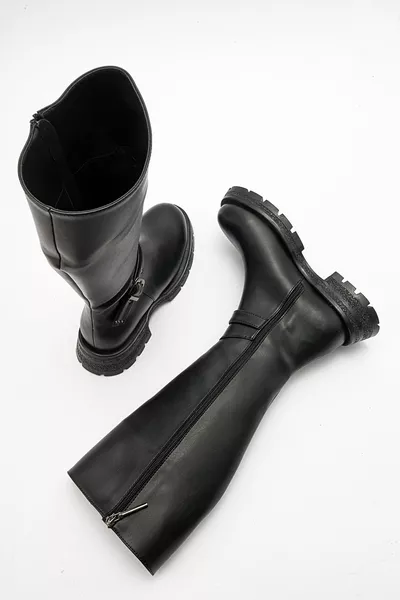 COVELA Black Skin Dames Laarzen