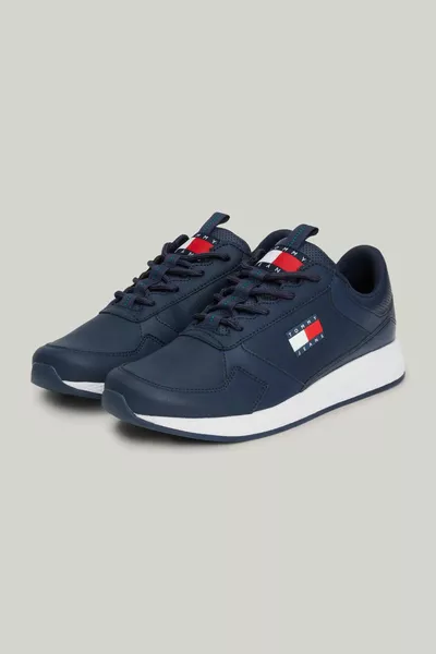 Marineblauwe herensneaker FLEXI RUNNER