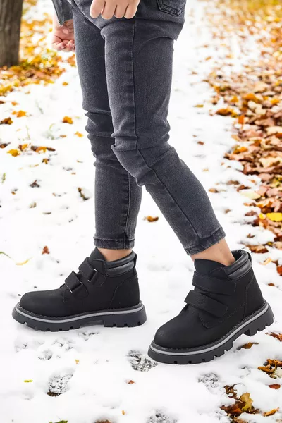 Velcro Stiefel Jungen Schuhe Versorgung 