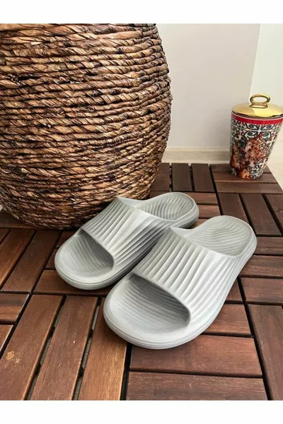 Мужская мода полосатые тапочки yeezy горка пляж бассейн пляж море новый сезон