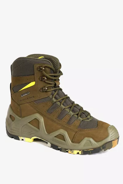 Sabra Натуральная кожа Хаки Желтые Мужские Штурмовые Ботинки