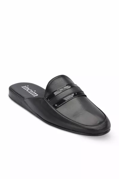 Zwarte Luxe Comfortabele Home Bundle Heren Bruidsschat Groom Slippers