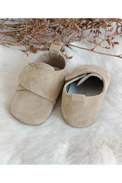 замша норка натуральная кожа Velcro детская обувь