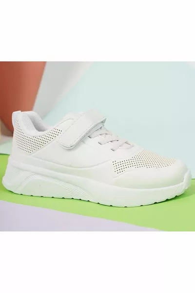 Cool Zila Kids Orthopedic Kids Sneakers WHITE