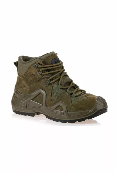Leather Khaki Men's Waterproof Tactical Boots NH