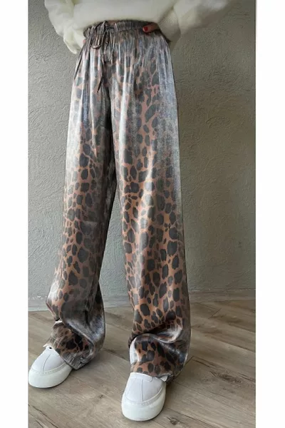 Леопардов ластик панталон