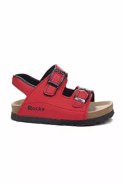 Rocky  Ortapedik Çocuk Sandalet KIRMIZI