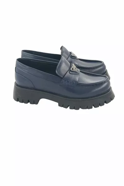  Mocassins décontractés pour femme Boucle bleu marine