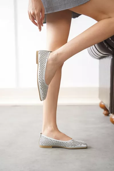 Ballerines Joyce pour femmes - Argent