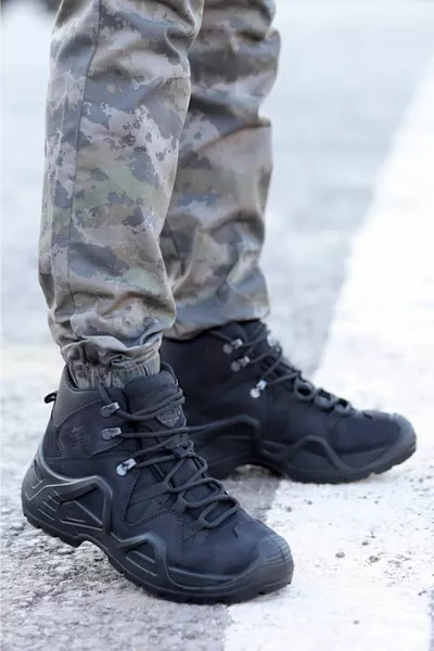 Scooter ns Leder Zwart Heren Waterdichte Laarzen